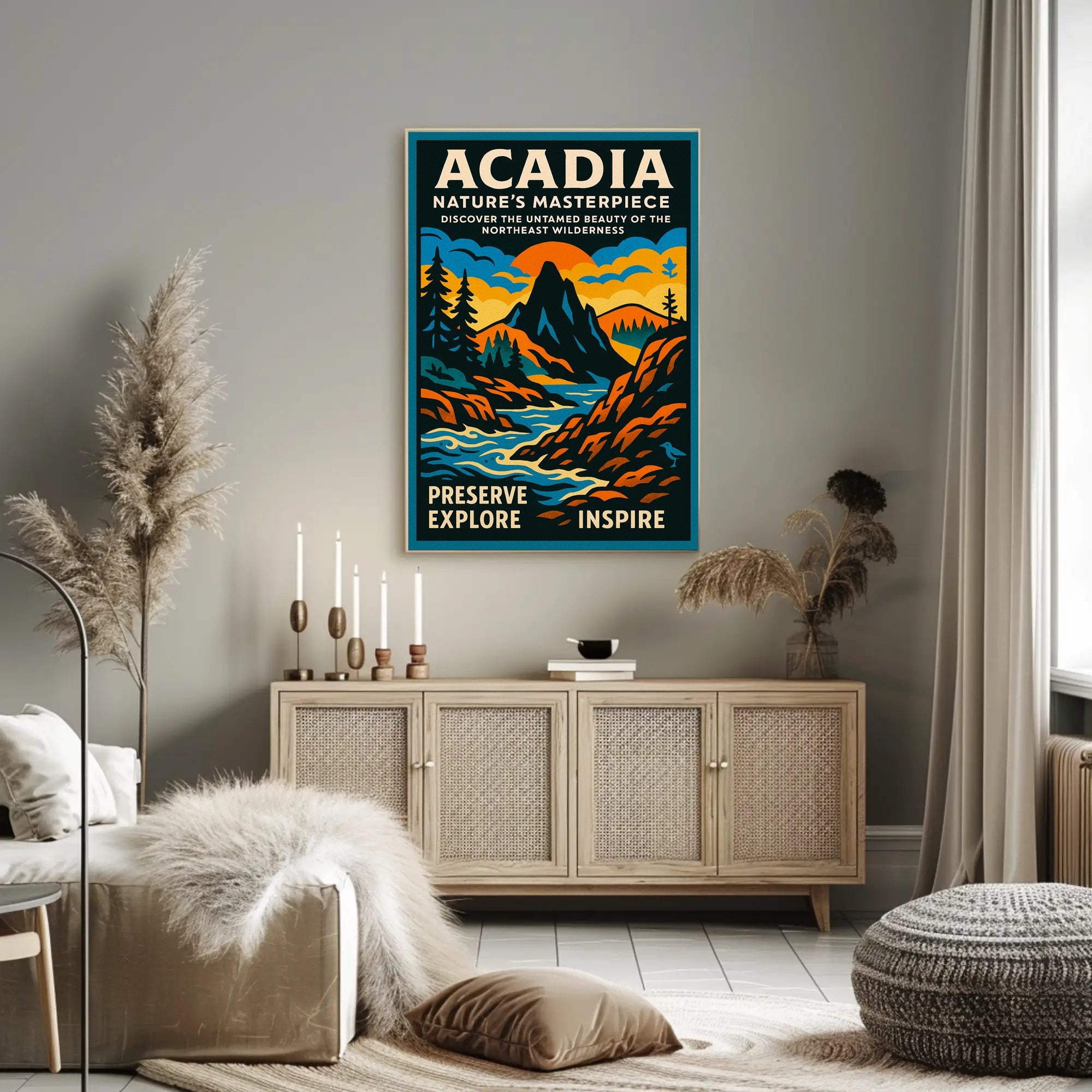 Acadia Nature’s Masterpiece Poster PosterGoat