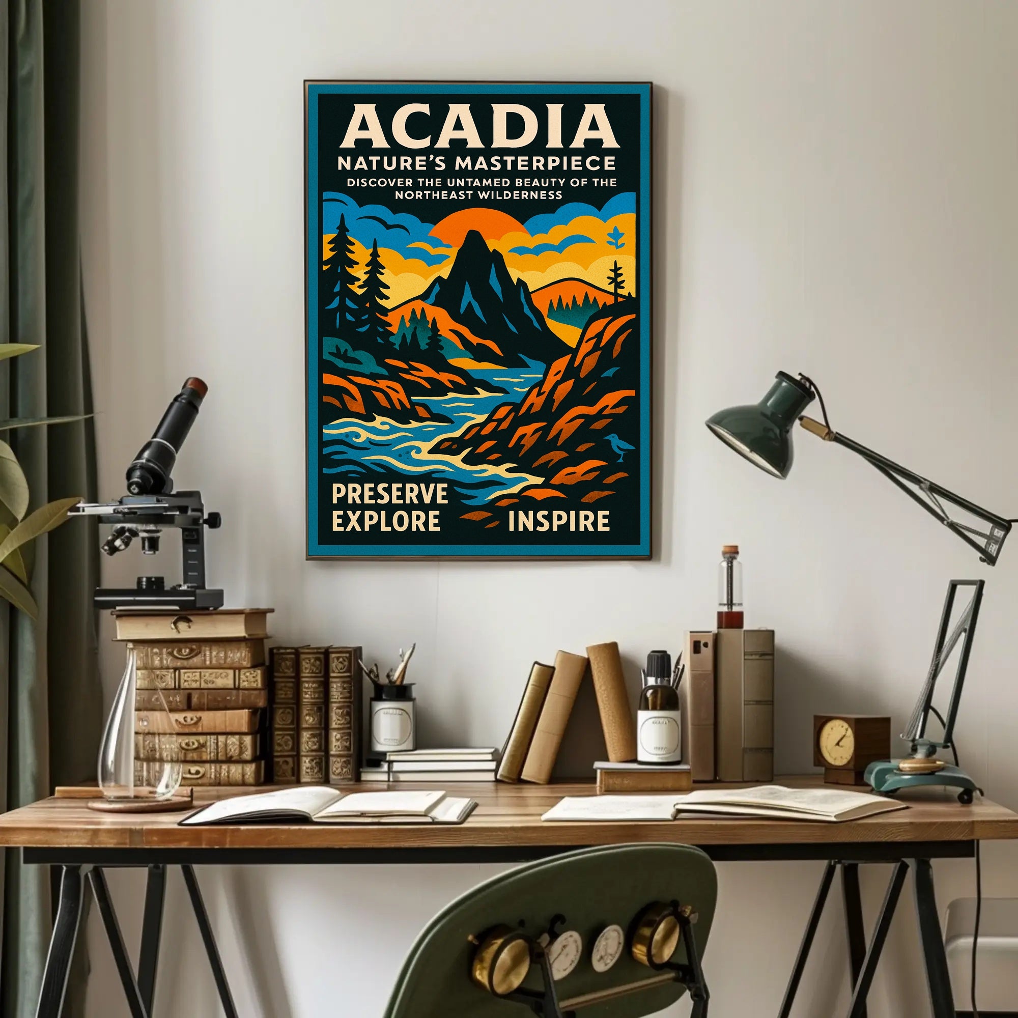 Acadia Nature’s Masterpiece Poster PosterGoat