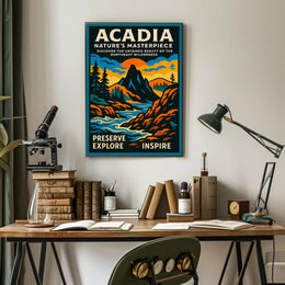 Acadia Nature’s Masterpiece Poster PosterGoat