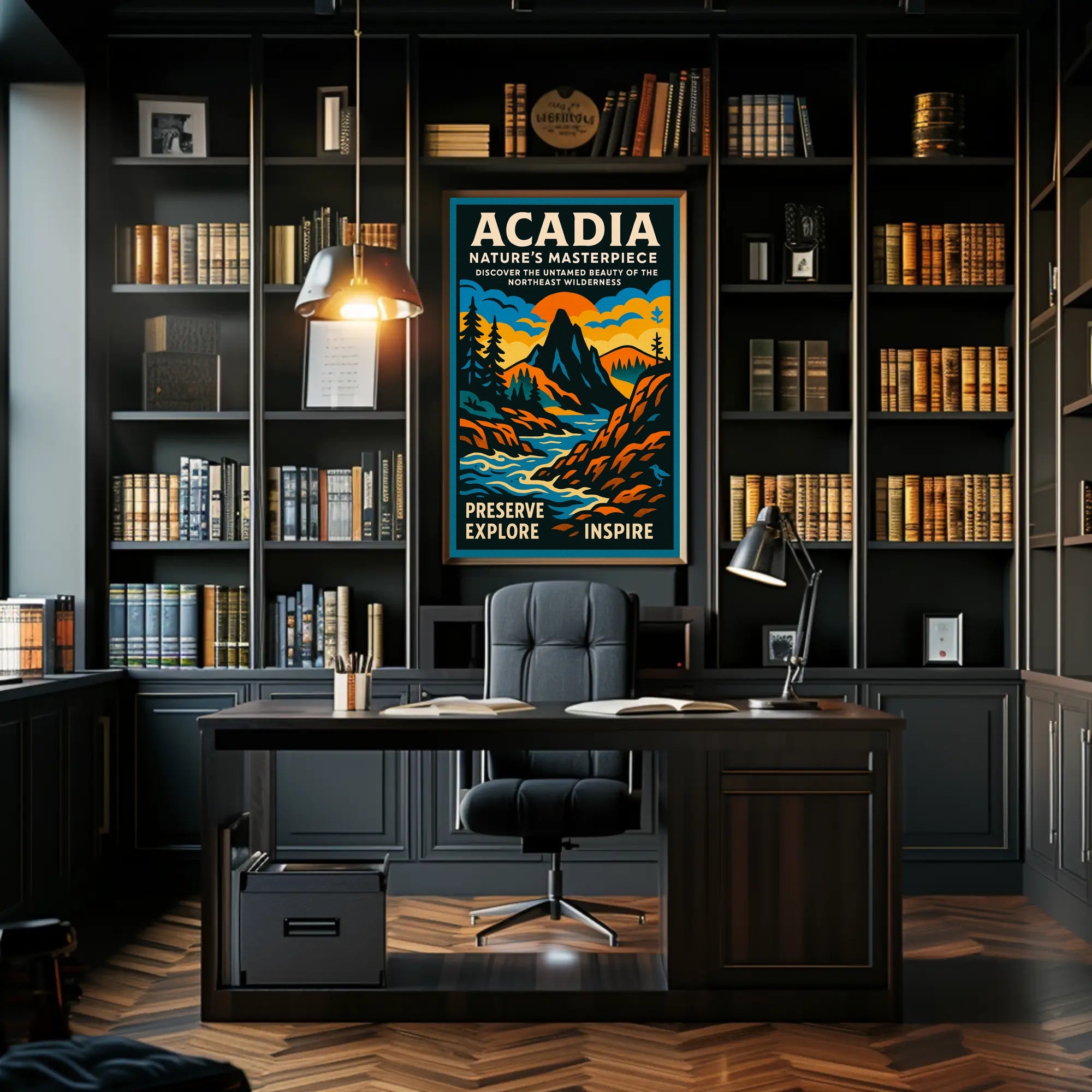 Acadia Nature’s Masterpiece Poster PosterGoat