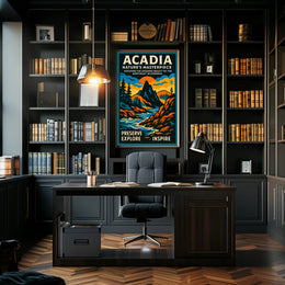 Acadia Nature’s Masterpiece Poster PosterGoat