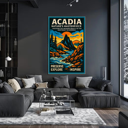 Acadia Nature’s Masterpiece Poster PosterGoat