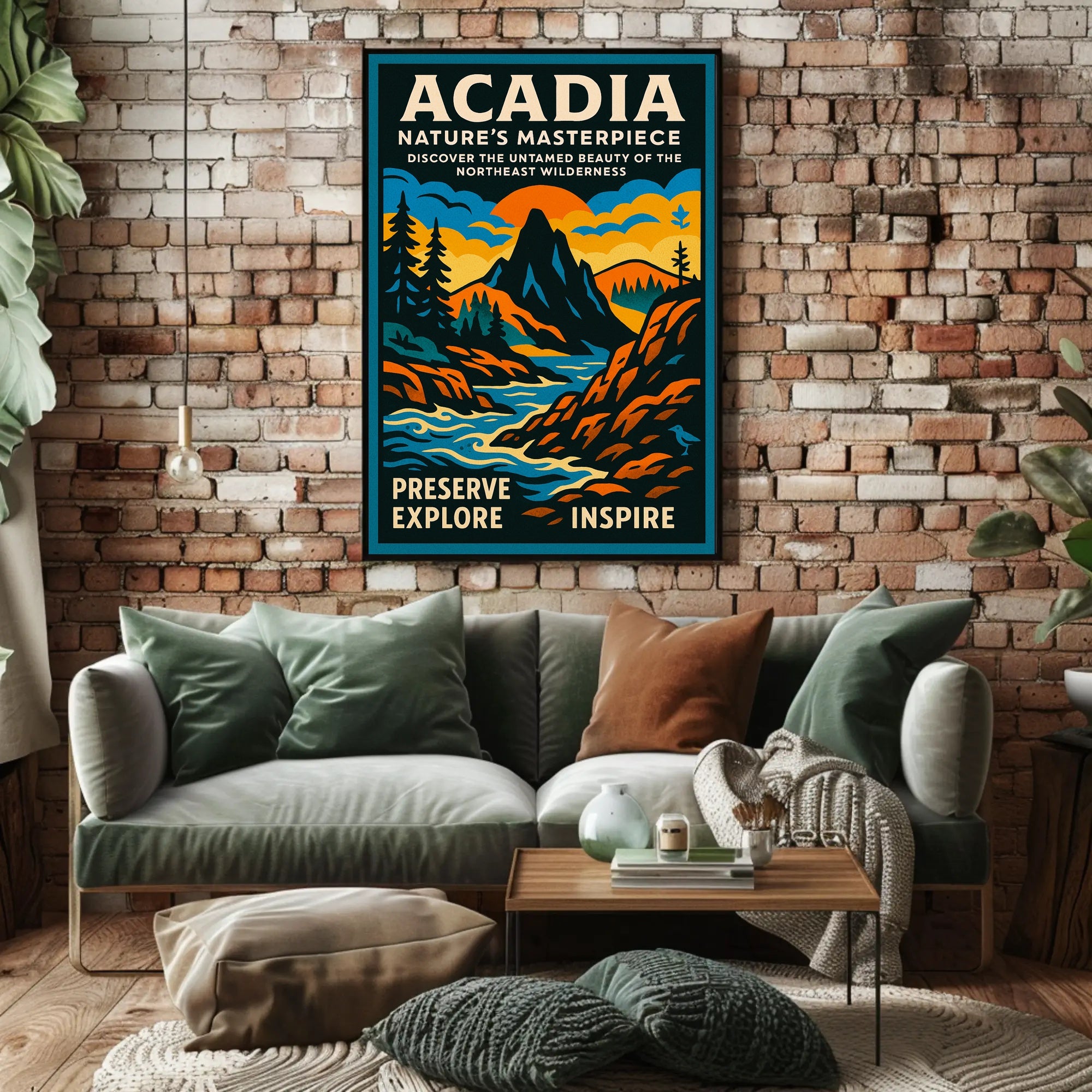 Acadia Nature’s Masterpiece Poster PosterGoat