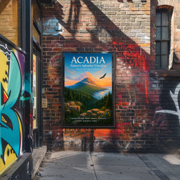 Acadia Nature's Splendor Unveiled Poster PosterGoat