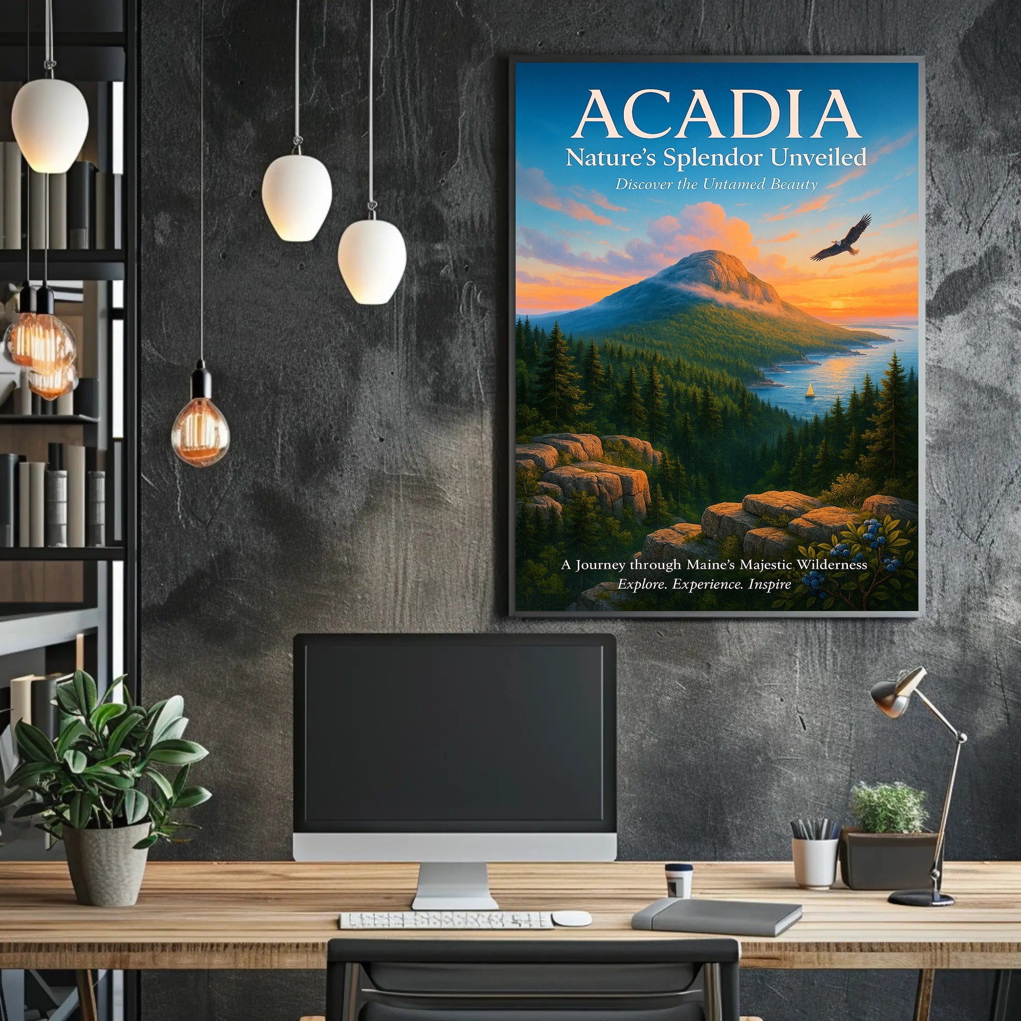 Acadia Nature's Splendor Unveiled Poster PosterGoat