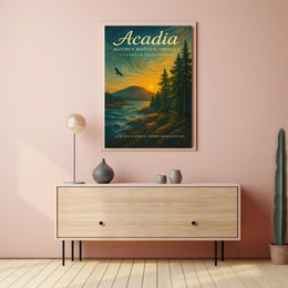 Acadia Natures Majestic Embrace Poster PosterGoat