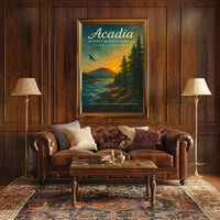 Acadia Natures Majestic Embrace Poster PosterGoat