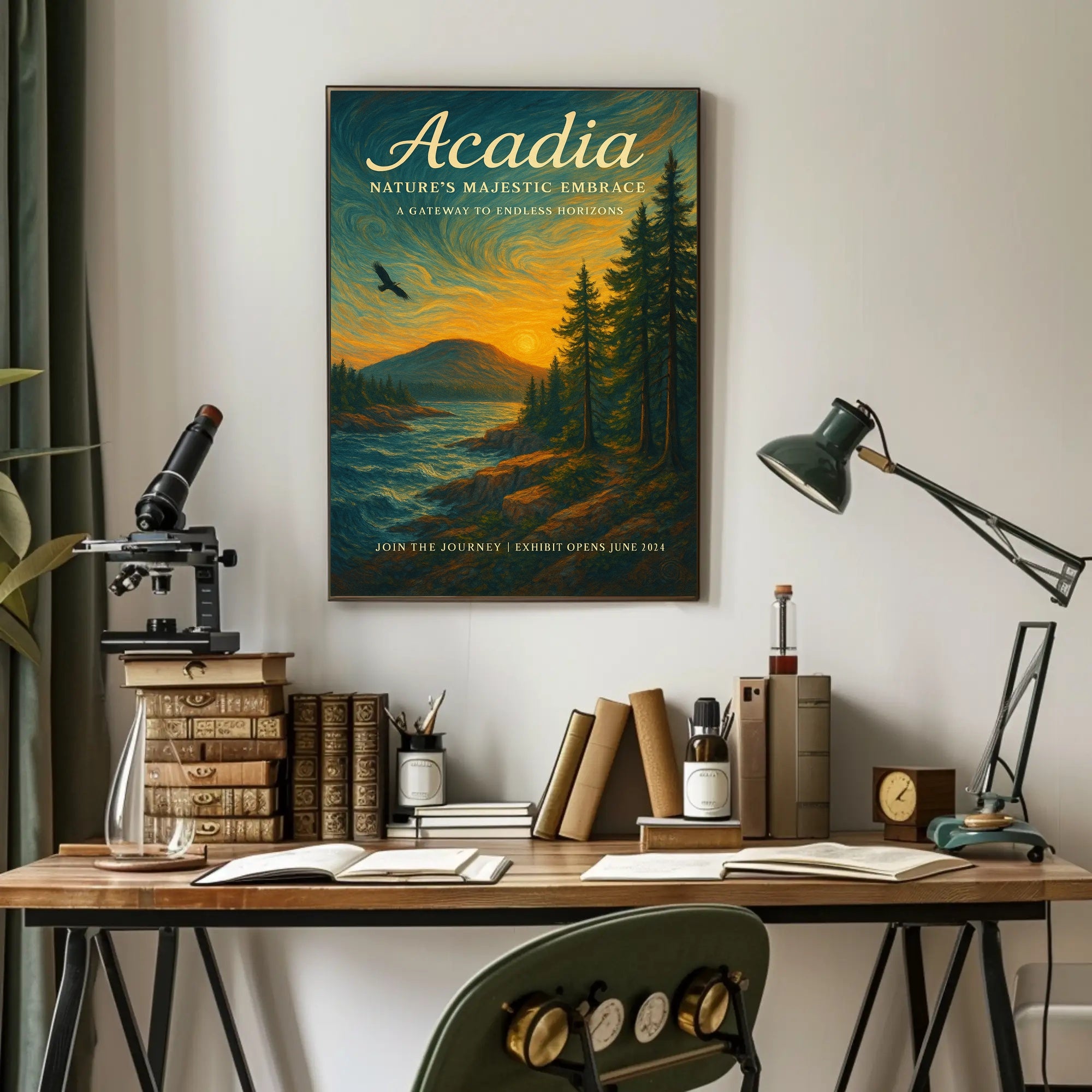 Acadia Natures Majestic Embrace Poster PosterGoat