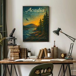 Acadia Natures Majestic Embrace Poster PosterGoat
