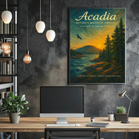 Acadia Natures Majestic Embrace Poster PosterGoat