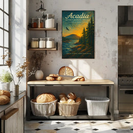 Acadia Natures Majestic Embrace Poster PosterGoat