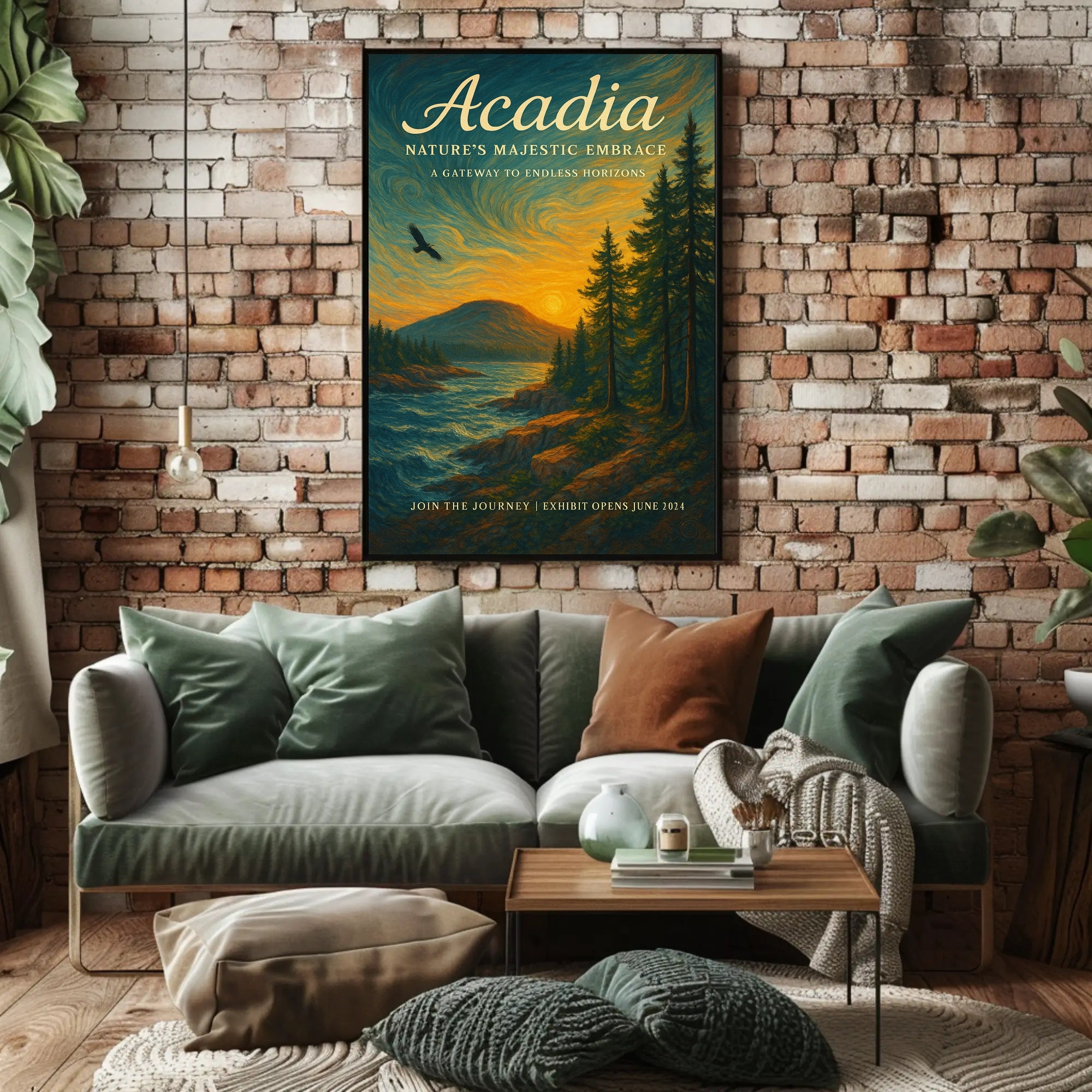 Acadia Natures Majestic Embrace Poster PosterGoat