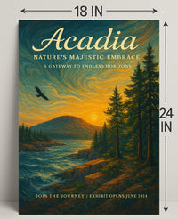 Acadia Natures Majestic Embrace Poster PosterGoat