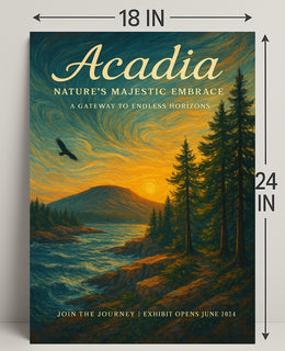 Acadia Natures Majestic Embrace Poster PosterGoat