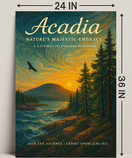 Acadia Natures Majestic Embrace Poster PosterGoat