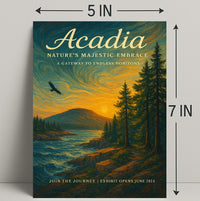 Acadia Natures Majestic Embrace Poster PosterGoat