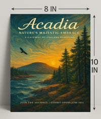 Acadia Natures Majestic Embrace Poster PosterGoat