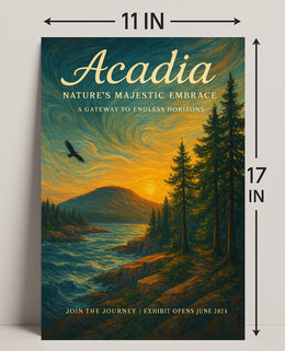 Acadia Natures Majestic Embrace Poster PosterGoat