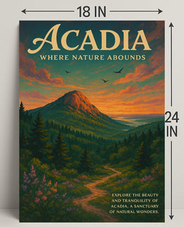 Acadia Where Nature Abounds Poster PosterGoat