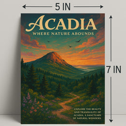 Acadia Where Nature Abounds Poster PosterGoat