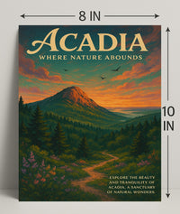 Acadia Where Nature Abounds Poster PosterGoat