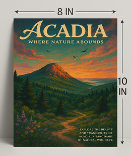 Acadia Where Nature Abounds Poster PosterGoat