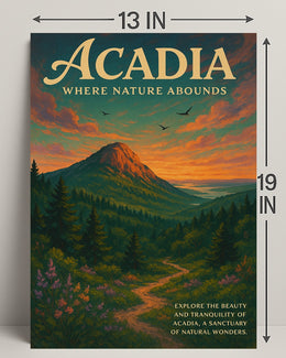 Acadia Where Nature Abounds Poster PosterGoat