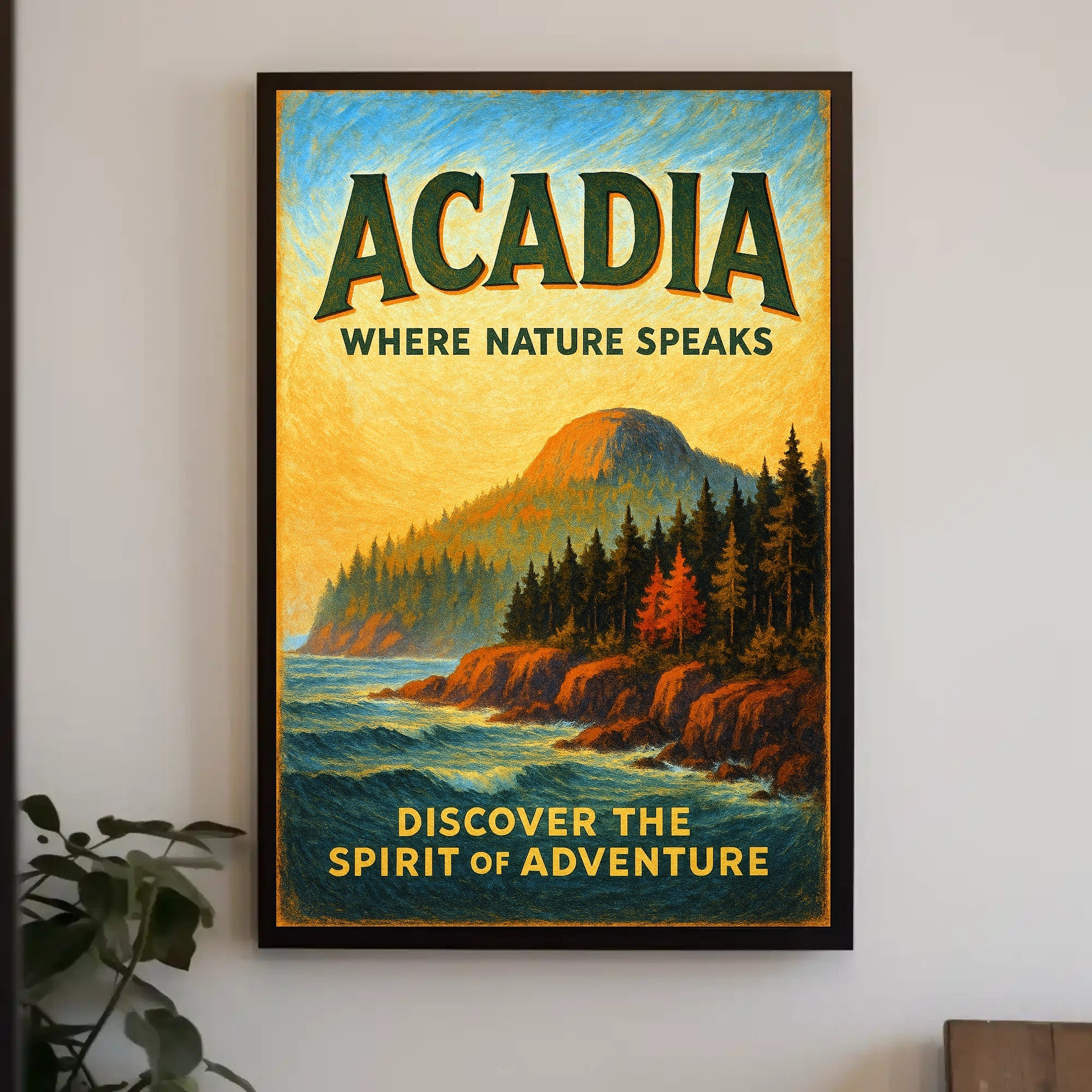 Acadia Where Nature Speaks Poster PosterGoat