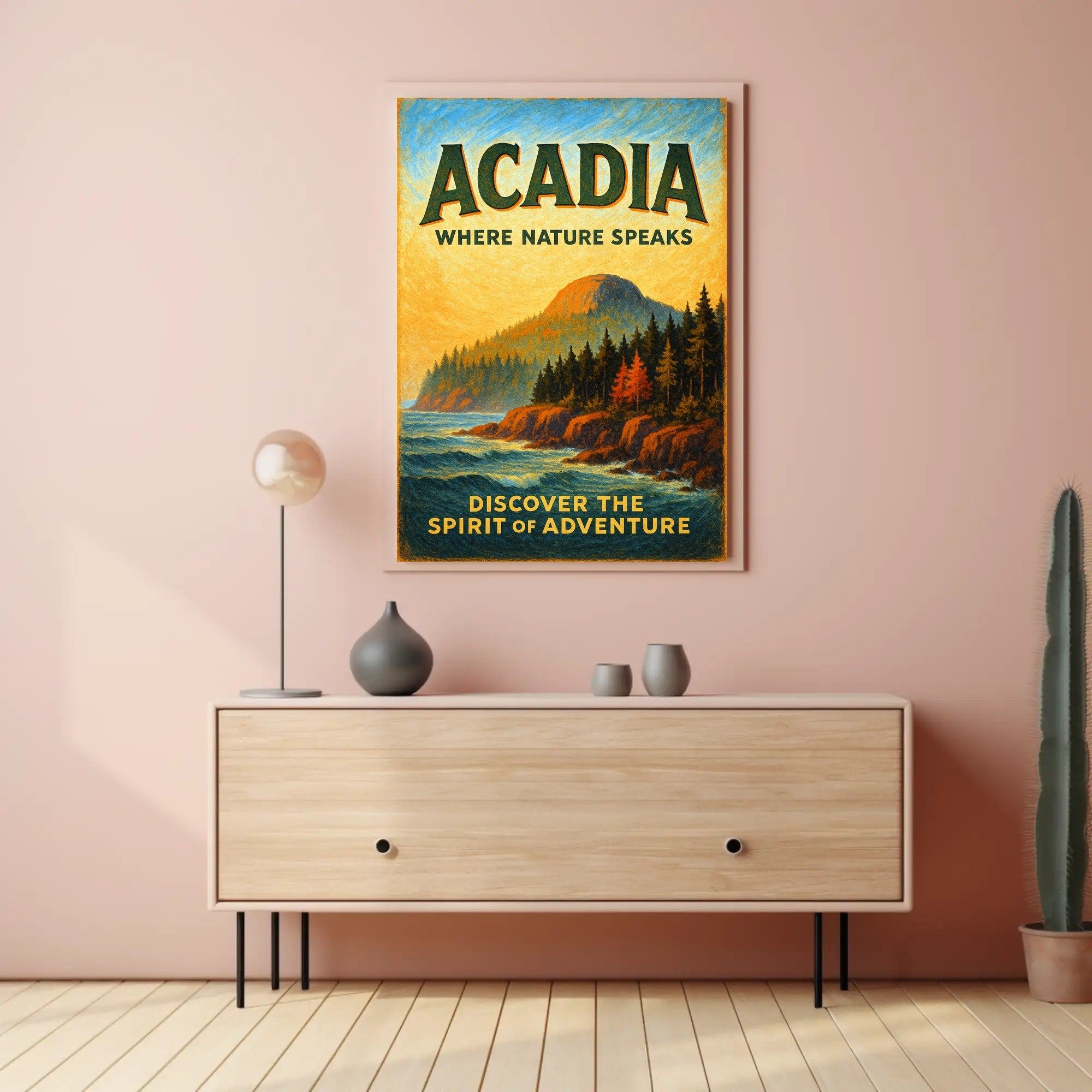 Acadia Where Nature Speaks Poster PosterGoat
