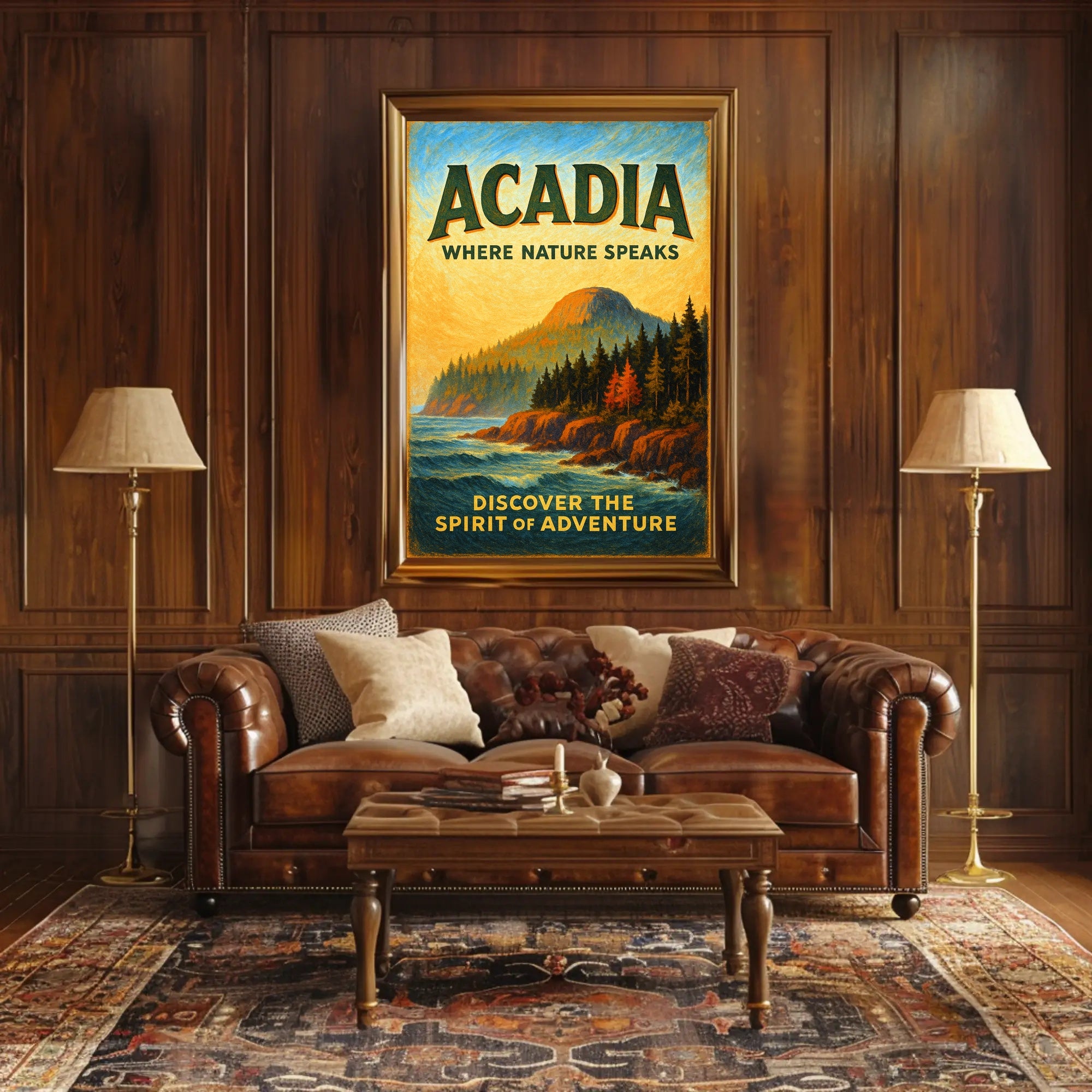Acadia Where Nature Speaks Poster PosterGoat