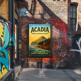 Acadia Where Nature Speaks Poster PosterGoat