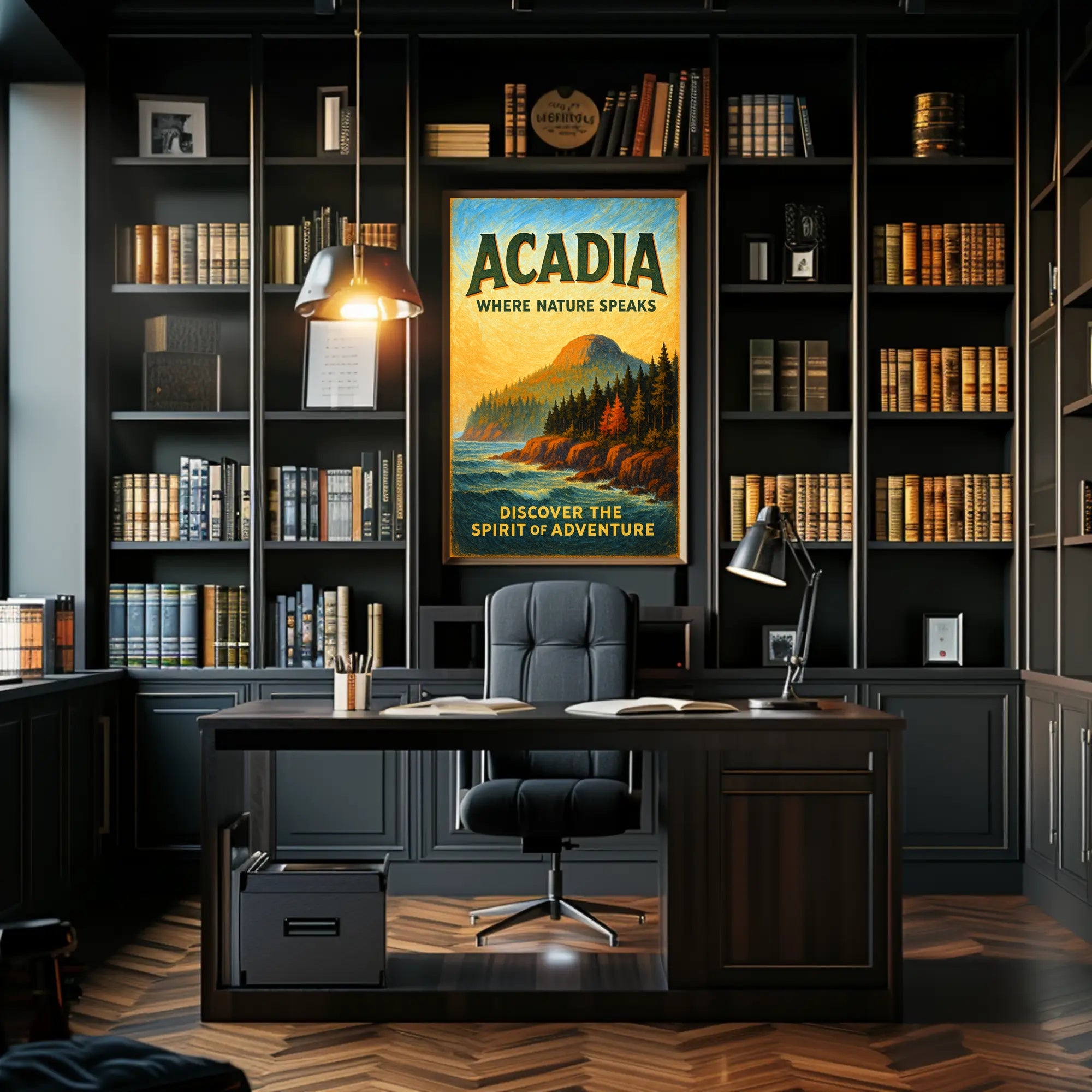 Acadia Where Nature Speaks Poster PosterGoat