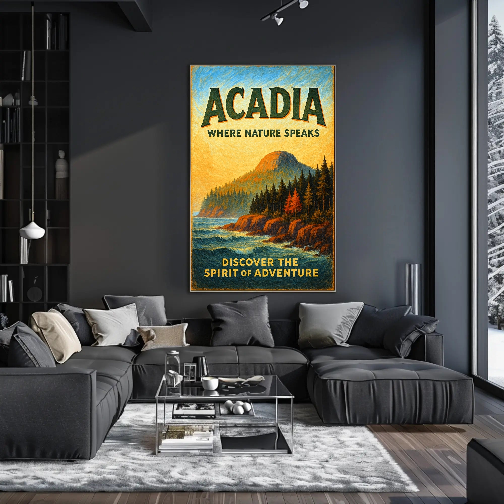 Acadia Where Nature Speaks Poster PosterGoat