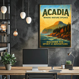 Acadia Where Nature Speaks Poster PosterGoat
