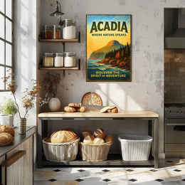 Acadia Where Nature Speaks Poster PosterGoat
