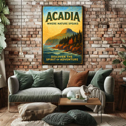 Acadia Where Nature Speaks Poster PosterGoat