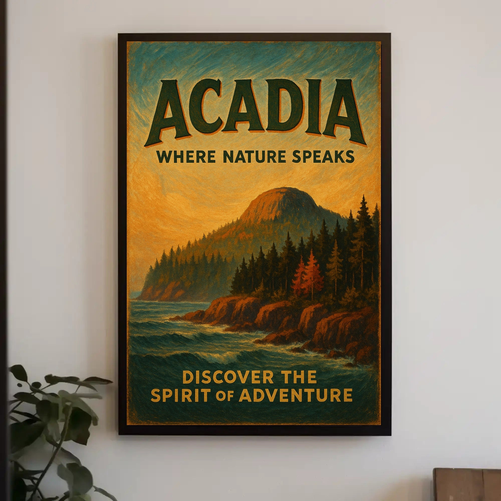 Acadia Where Nature Speaks Poster PosterGoat