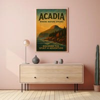 Acadia Where Nature Speaks Poster PosterGoat