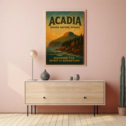 Acadia Where Nature Speaks Poster PosterGoat
