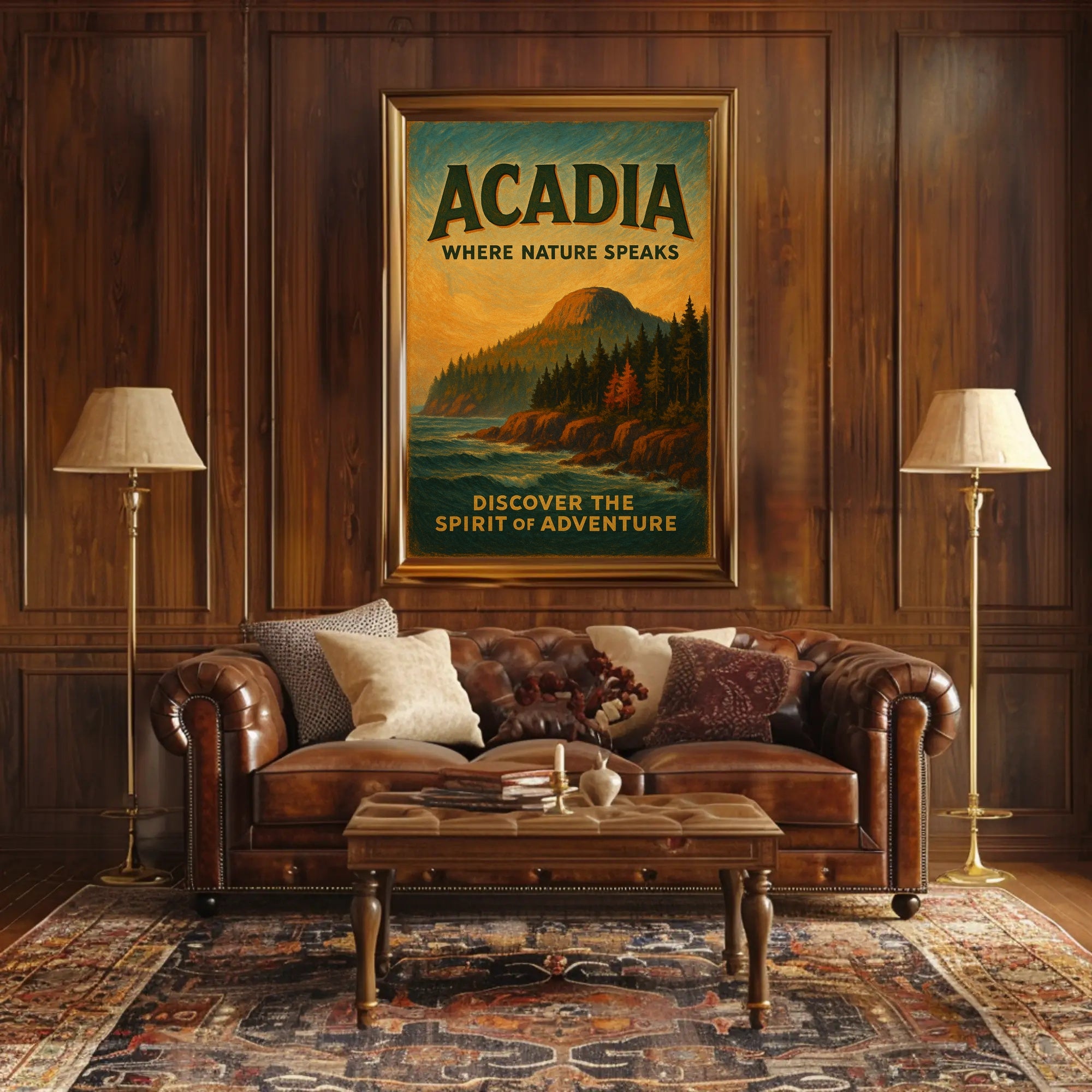 Acadia Where Nature Speaks Poster PosterGoat