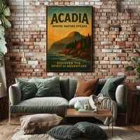 Acadia Where Nature Speaks Poster PosterGoat