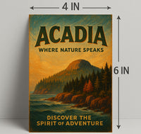 Acadia Where Nature Speaks Poster PosterGoat