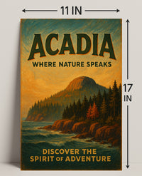 Acadia Where Nature Speaks Poster PosterGoat