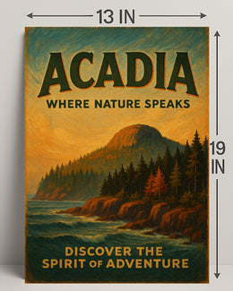 Acadia Where Nature Speaks Poster PosterGoat