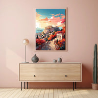 Acropolis in Athens, Greece Heritage Travel Poster PosterGoat