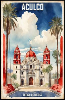 Aculco's Colonial Charm: Heritage Travel Poster PosterGoat