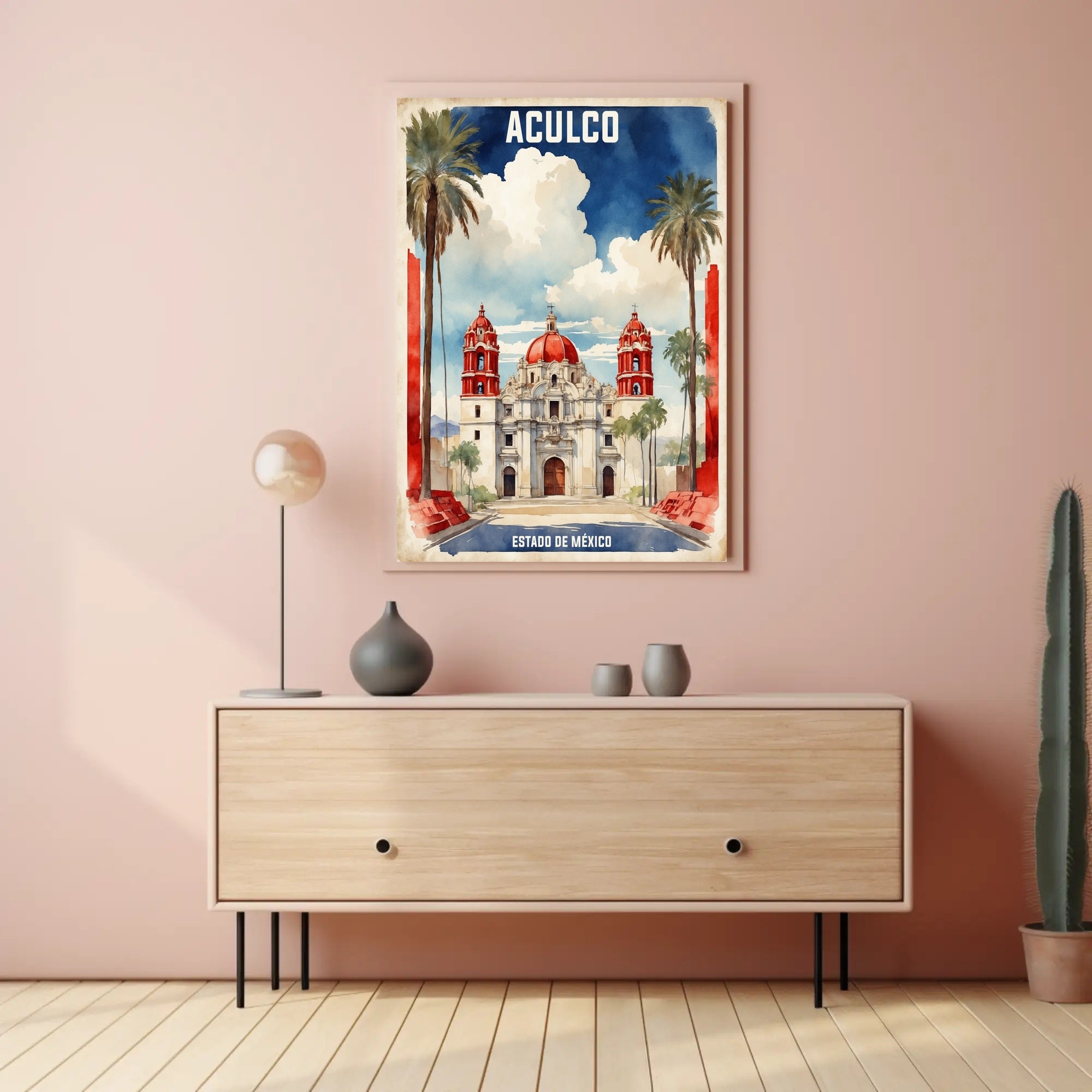 Aculco's Colonial Charm: Heritage Travel Poster PosterGoat