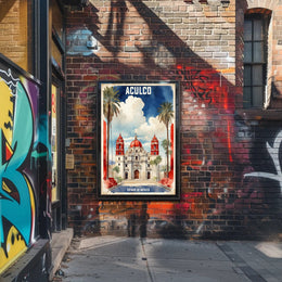 Aculco's Colonial Charm: Heritage Travel Poster PosterGoat