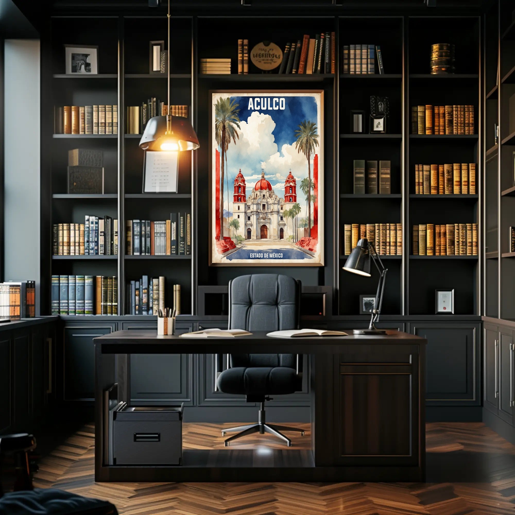 Aculco's Colonial Charm: Heritage Travel Poster PosterGoat
