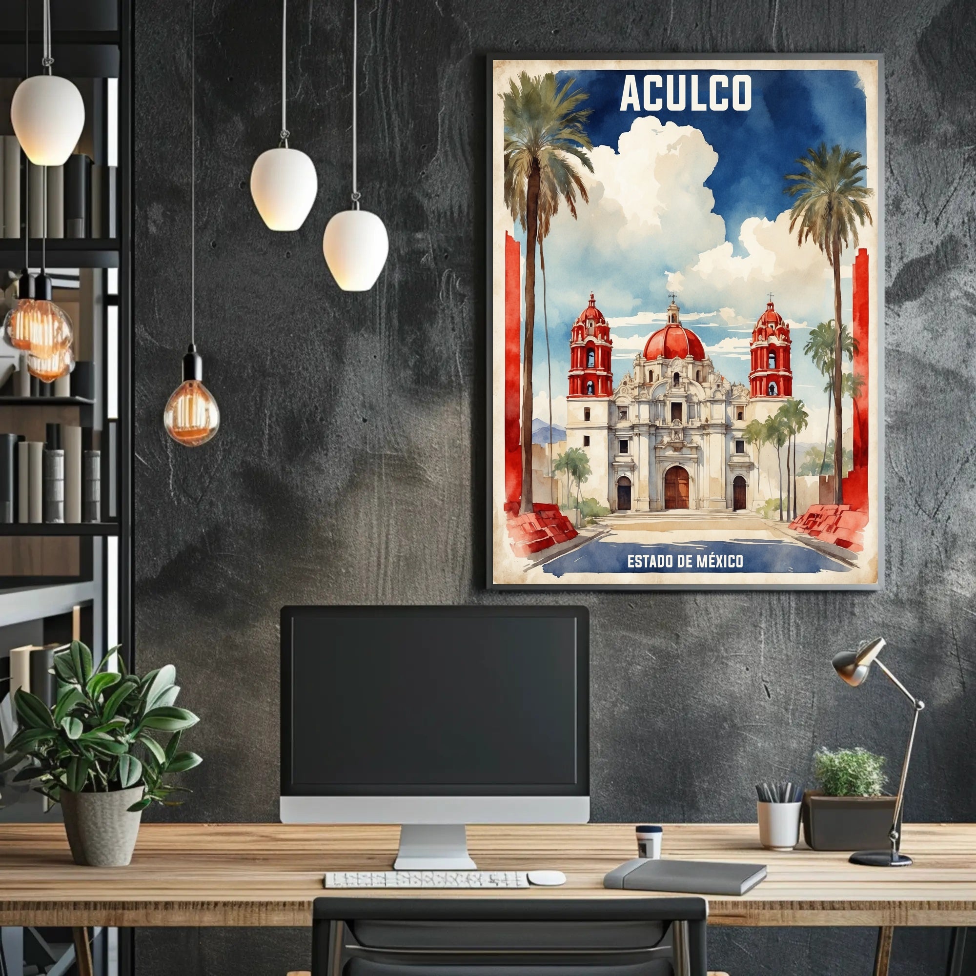 Aculco's Colonial Charm: Heritage Travel Poster PosterGoat